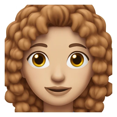 Edmonton oilers nhl female fan with brown hair sticker