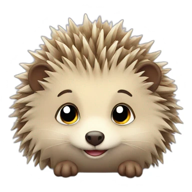 hedghog cute sticker