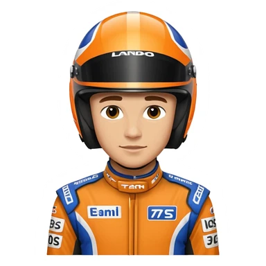 Lando Norris Race Driver sticker
