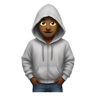 Puh wearing a hoodie sticker