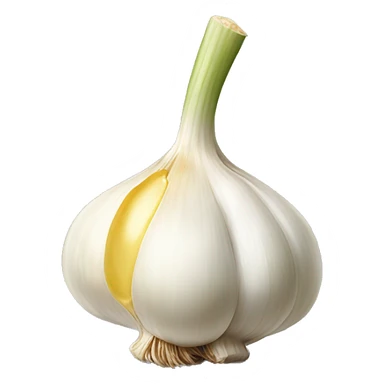 Garlic with butter sticker