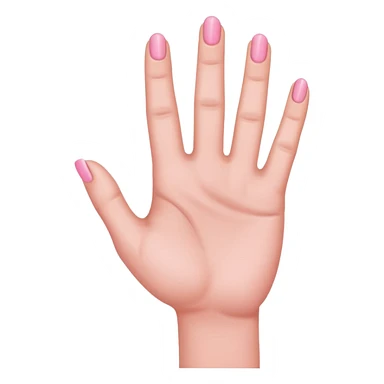 Pinky sticking out of hand sticker