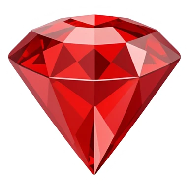 Red diamond shape sticker