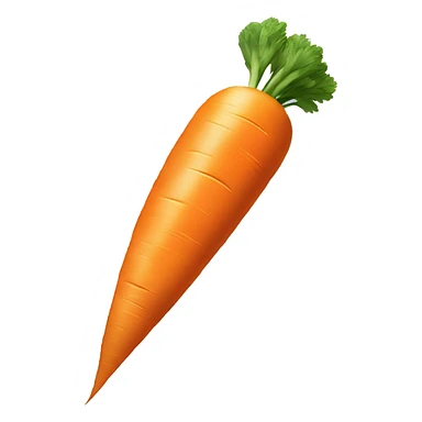 a carrot flying like a rocket sticker
