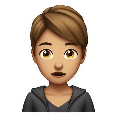 girl mad at her boyfriend  sticker