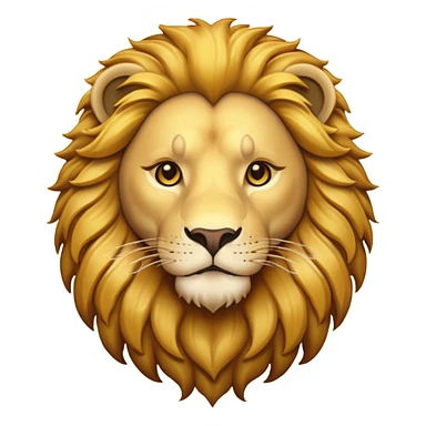 Lion emoji sticker