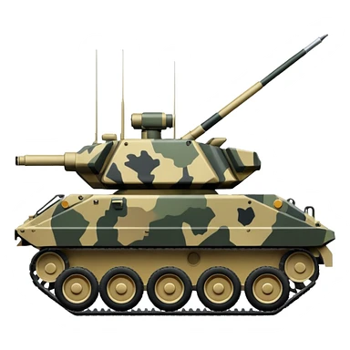 generate an ultra realistic armored vehicle sticker