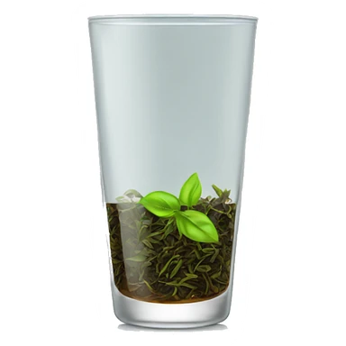 tea glass sticker
