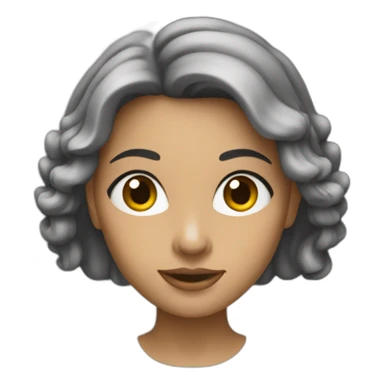 Tête de femme sticker