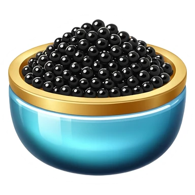Caviar en un cuenco  sticker