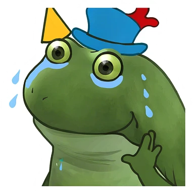 Crying and laughing  sticker