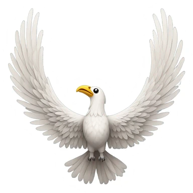 number 7 with wings sticker