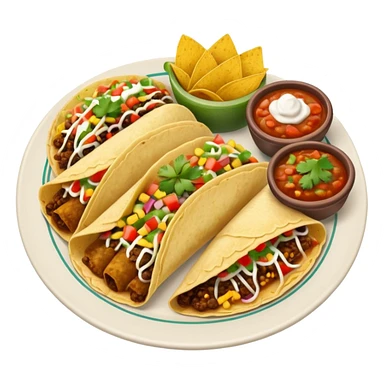 Mexican food sticker