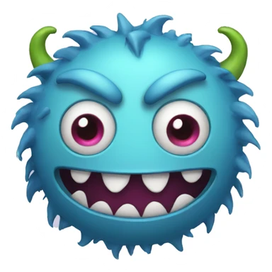 Monster with underwear sticker