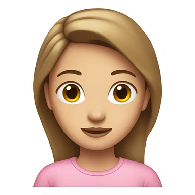 Pink short top sticker