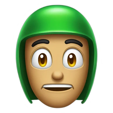 The head of Marvin the Martian sticker