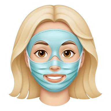 facial skin care mask  sticker
