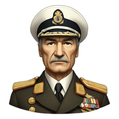 Mustafa Kemal Atatürk Admiral sticker