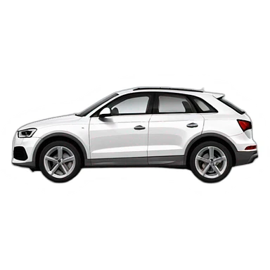 Audi q3 blanco sticker