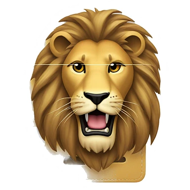 credit card with a lion on it sticker