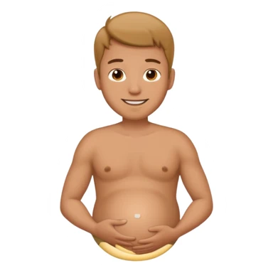 male pregnant sticker