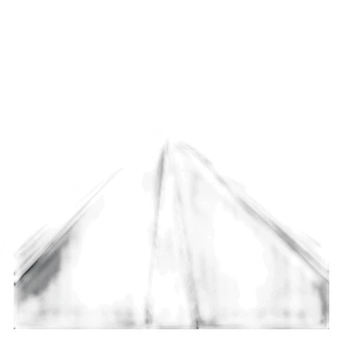 a straight path sticker