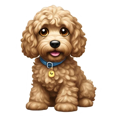 Cockapoo naughty  sticker