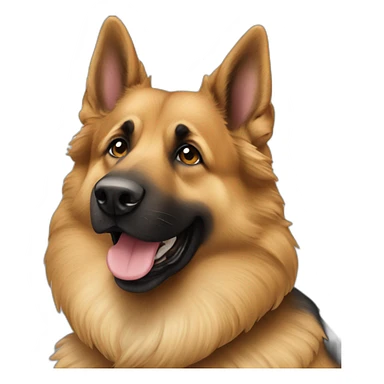 Un berger allemand sticker