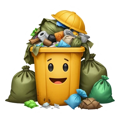 Garbage Trash sticker