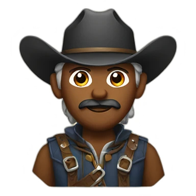 scottish cowboy sticker