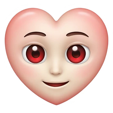 heart with eyes sticker