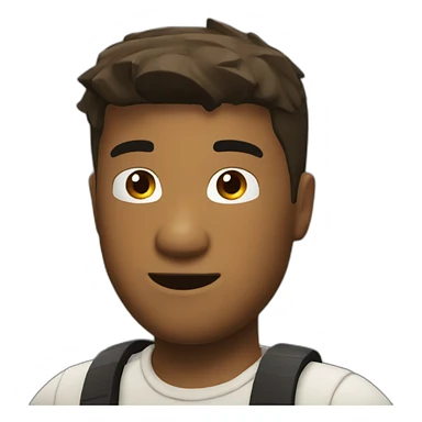 Man face from roblox sticker