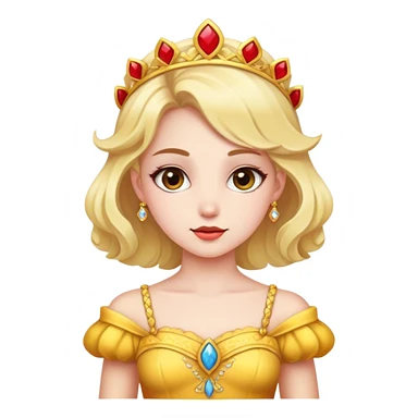 Süslü kız  sticker