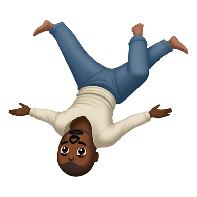 Kanye doing a back flip saying I love you sticker