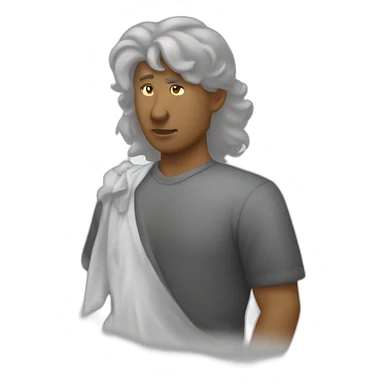 Humain qui court derrière de l’argent sticker