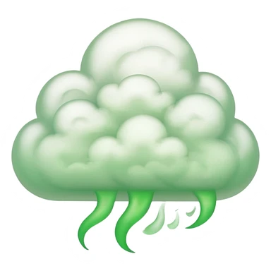green fart smoke sticker