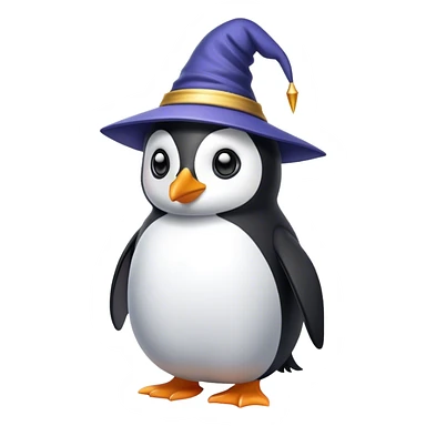 Wizard penguin  sticker