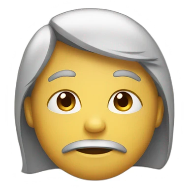 One emojis that's feels sad and happy  sticker