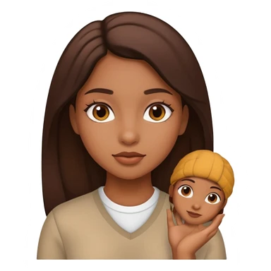 Brown girl aesthetic sticker