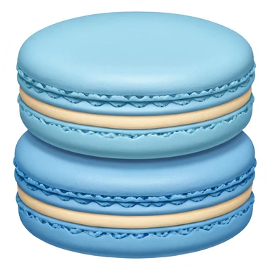 blue macaro  sticker