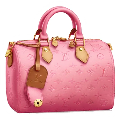 Louis Vuitton bag pink sticker