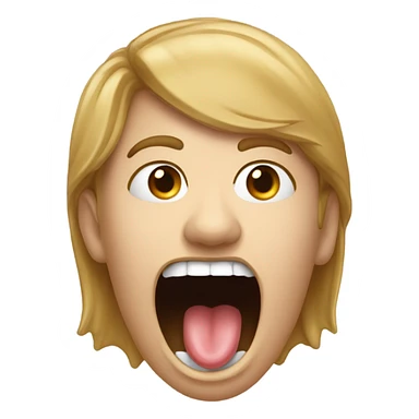 Person mewing sticker