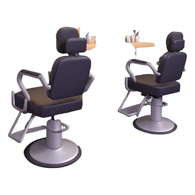 hair salon classroom with instructor and students learning sticker