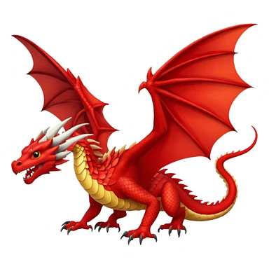 Flying dragon sticker