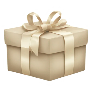 Light beige Christmas gifts under a white Christmas tree  sticker