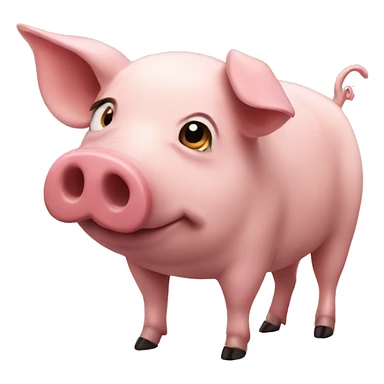 Pig in heals  sticker