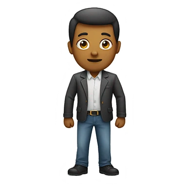 standing and talking sticker