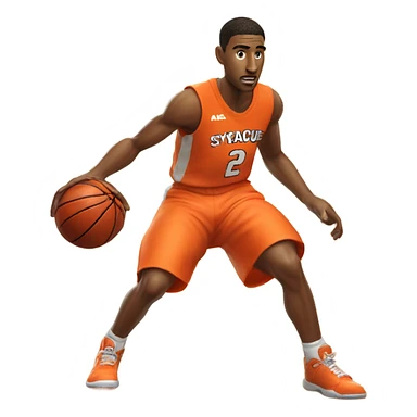 Syracuse College Basketball Player sticker