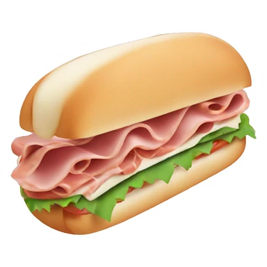 Big Italian Sandwich with mortadella  sticker