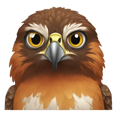 redtail hawk  sticker